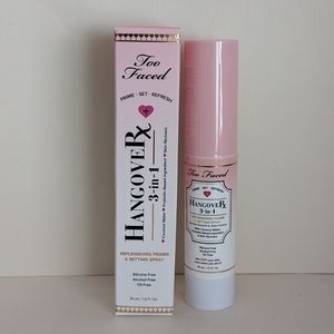 Too Faced Hangover 3 in 1 Replenishing Primer and Setting Spray, travel size